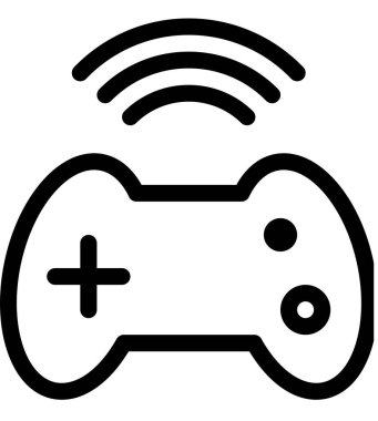 video düz simgesi, vektör, illüstrasyon 