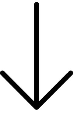 Beyaz arkaplanda izole edilmiş ok yönü, vektör illüstrasyonu