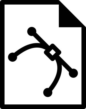 dosya simgesi beyaz arkaplanda izole edildi, vektör illüstrasyonu