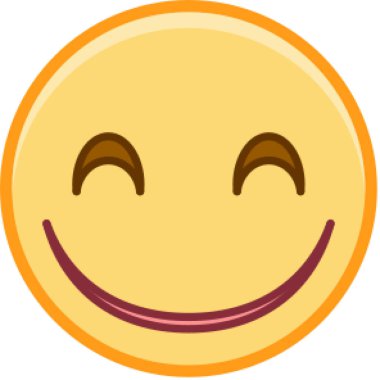 Maskot Duygu Gülümsemesinin modern grafik ikon vektör illüstrasyonu