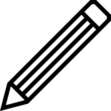 kalem simgesi, vektör illüstrasyonu