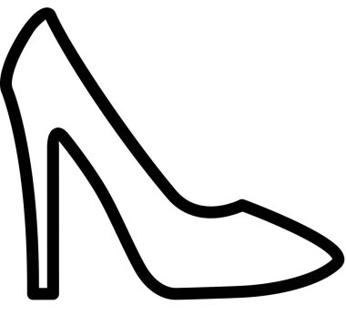 Kadın ayakkabılarının vektör çizimi