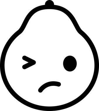 Greyfurt ifadesi yüz ifadesi yüz ifadeleri vektörü, mucize yüz avatarı