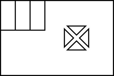 Wallis vektör illüstrasyonunun bayrağı