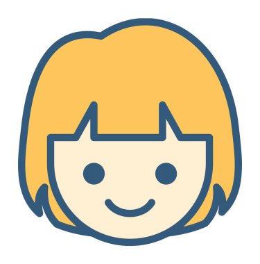 gülen yüz konsepti, vektör illüstrasyonu