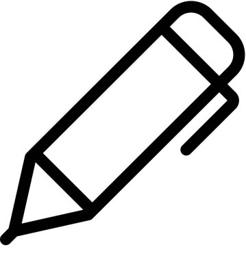 vektör illüstrasyon kalem, kalem 