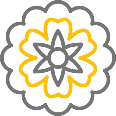 Çiçek yapraklarının soyut illüstrasyon vektörü, çiçek bitkisi sanatı