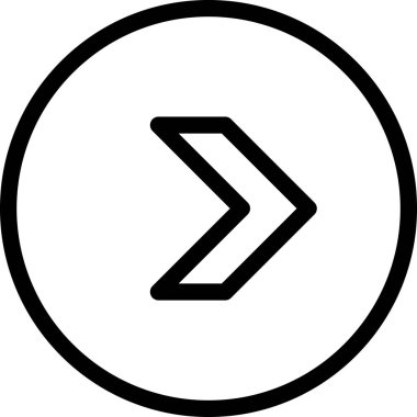 Beyaz arkaplanda izole edilmiş ok yönü, vektör illüstrasyonu