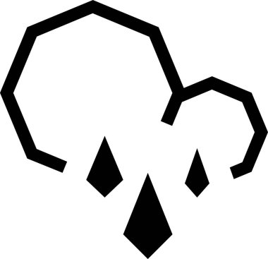 nötr serpinti, minimalist vektör çizimi