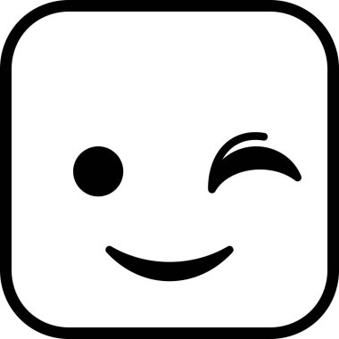 Maskot duygularının modern grafik ikon vektör illüstrasyonu