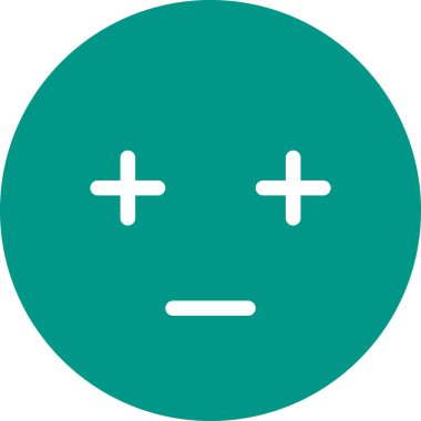 İfade yüz ifadesi duygu simgesi vektörü, soluk yüz yüz simgesi etiket notasında avatardır 