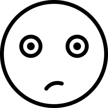 belirsiz yüz beyaz arkaplanda izole edildi, vektör illüstrasyonu