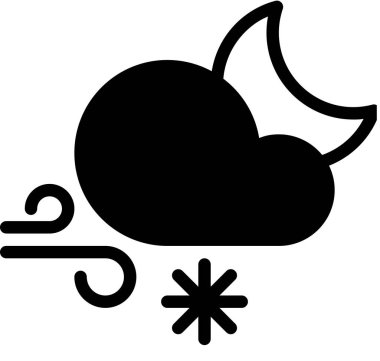 Beyaz arkaplanda izole edilmiş kar, vektör illüstrasyonu