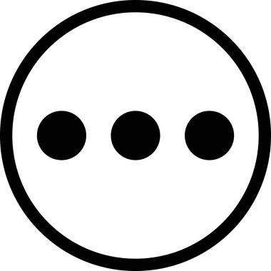 Beyaz arkaplanda izole edilmiş daha fazla simge, vektör illüstrasyonu