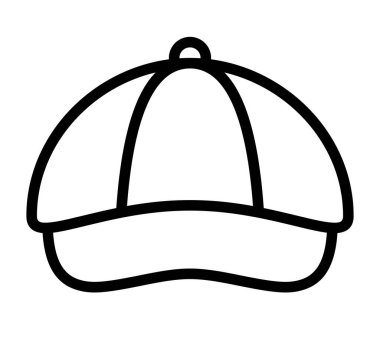 şık şapka vektör ilüstrasyonu 