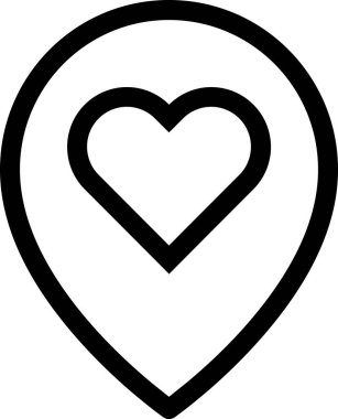 konum belirleyici simgesi, navigasyon konsepti, vektör illüstrasyonu