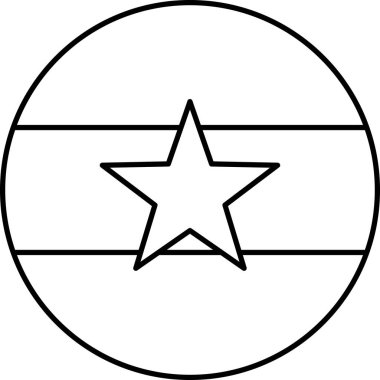 Myanmar düz simgesi bayrağı, vektör illüstrasyonu  