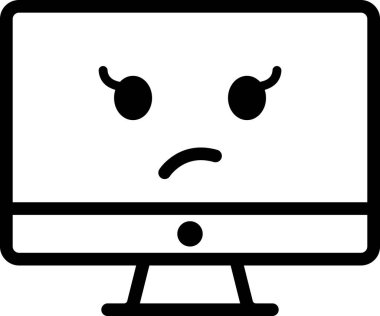 İfade yüz ifadesi duygu simgesi vektörü, masaüstü bilgisayarında mucize yüz avatarı