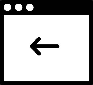 Beyaz arkaplanda izole edilmiş ok simgesi, vektör illüstrasyonu