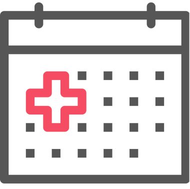 zamanlama simgesi beyaz arkaplanda izole edildi, vektör illüstrasyonu