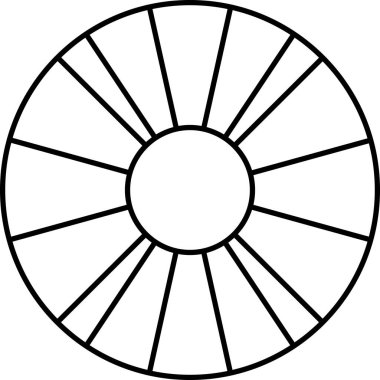 Makedonya Cumhuriyeti bayrağı düz simge ve vektör illüstrasyonu  