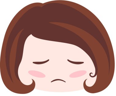 kız güzel vektör illüstrasyonu minimalistik 