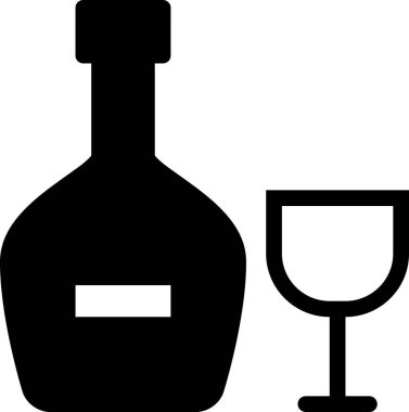 Cam simgenin vektör illüstrasyonu