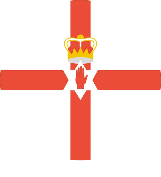 Прапор Північної Ірландії — стоковий вектор