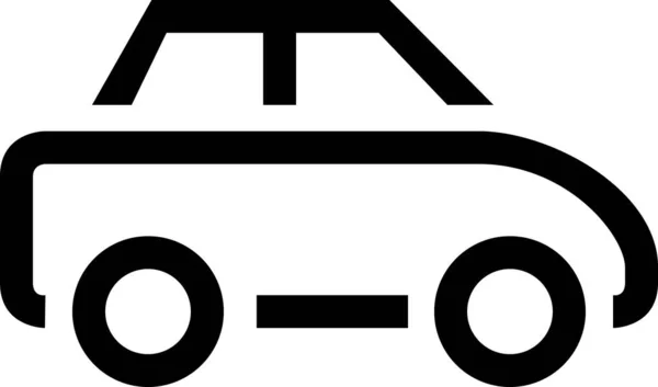 Auto Flaches Symbol Vektor Illustration — Stockvektor