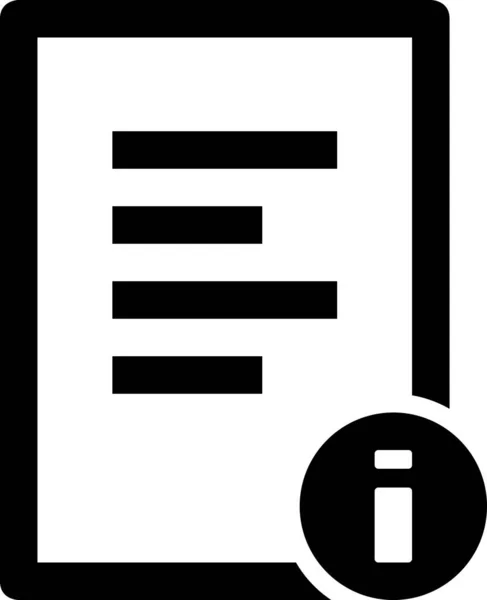 Text Dokument Symbol Vektorillustration — Stockvektor