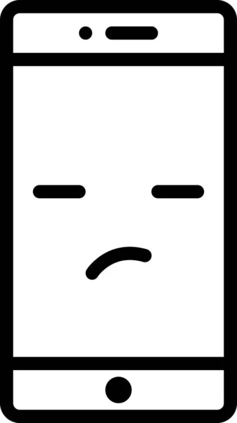 Ausdruck Gesicht Emoticon Vektor — Stockvektor