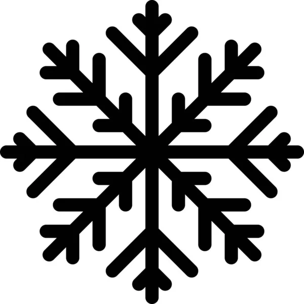 Kopieer Ruimte Vector Foto Met Kerst Sneeuwvlok Pictogram — Stockvector