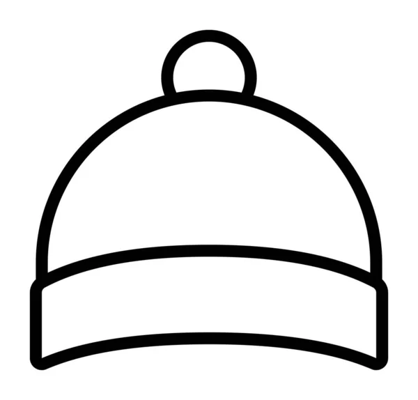 Stylish Hat Vector Ilustration — Stock Vector