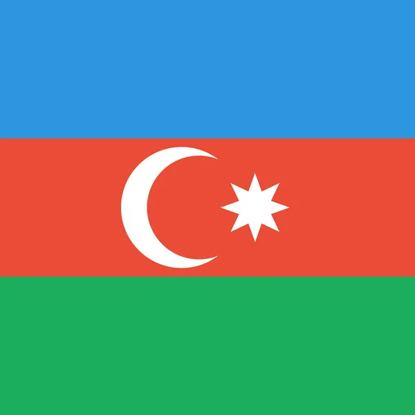 Drapeau Azerbaïdjan Fond Concept Drapeau Mondial — Image vectorielle