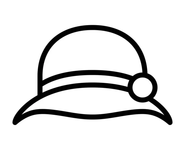 Şık Şapka Vektör Ilüstrasyonu — Stok Vektör