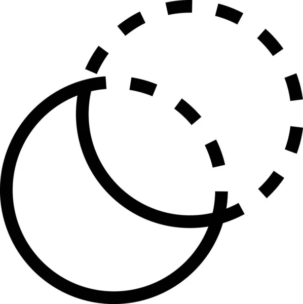 Icon Auf Weißem Hintergrund Subtrahieren Vektorillustration — Stockvektor