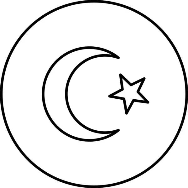 Flagge Der Türkei Vektor Illustration — Stockvektor