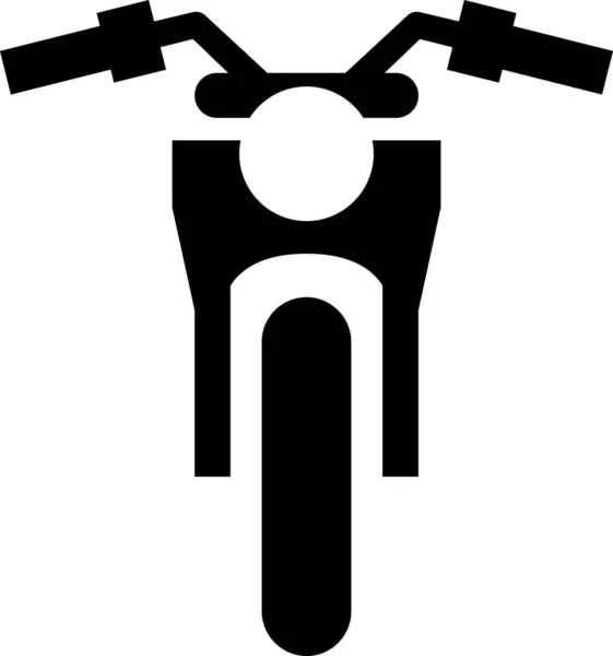 Motorfiets Web Vector Illustratie Achtergrond — Stockvector