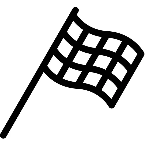 Flag Icon Minimalistic Vector Illustration — Stock Vector