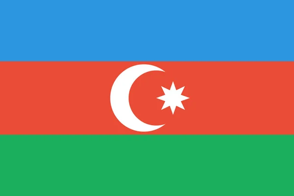 Σημαία Αζερμπαϊτζάν Φόντο Έννοια Της Παγκόσμιας Σημαίας — Διανυσματικό Αρχείο