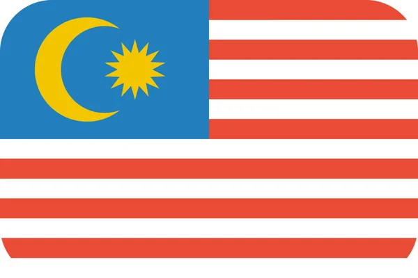 Térkép Malaysia World Flag Concept Background — Stock Vector