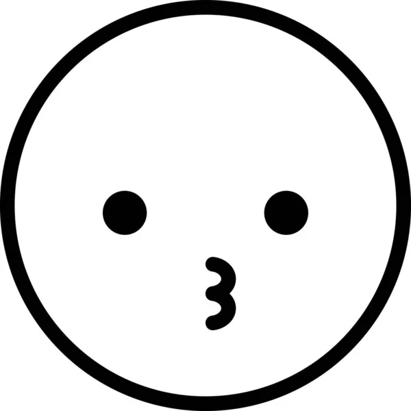 Expresión Cara Emoticono Vector — Archivo Imágenes Vectoriales