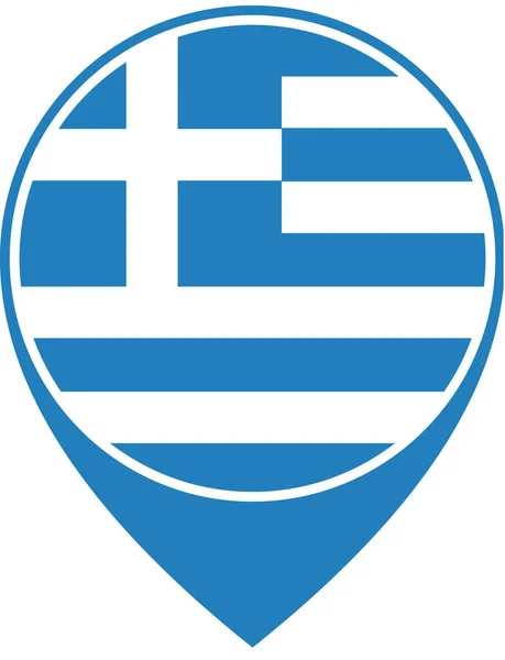 Флаг Греции Концепция Мирового Флага — стоковый вектор