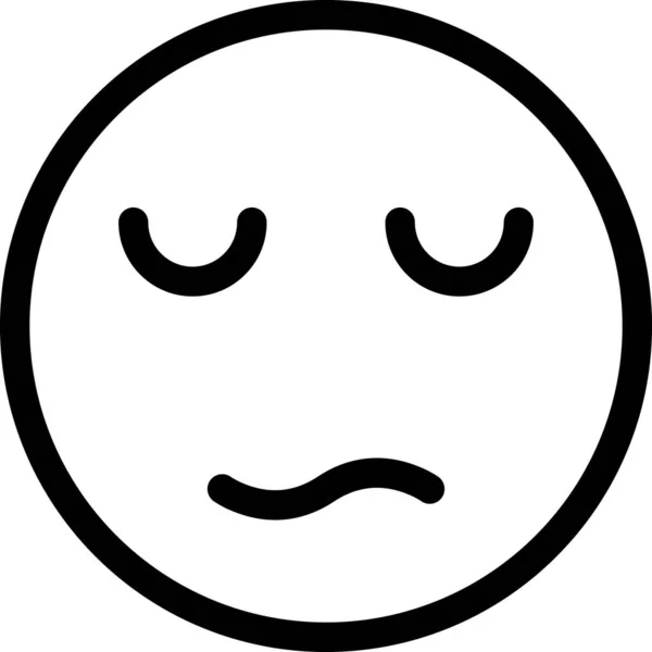 Expresión Cara Emoticono Vector — Archivo Imágenes Vectoriales