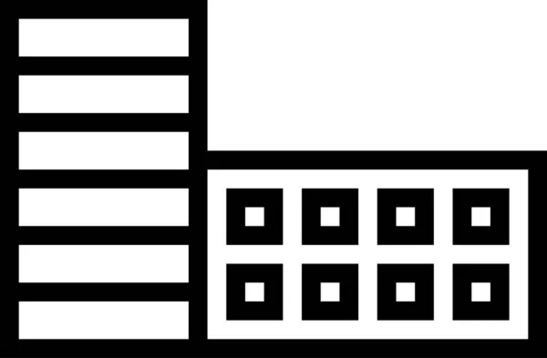 Ikona Společnosti Minimalistická Vektorová Ilustrace — Stockový vektor
