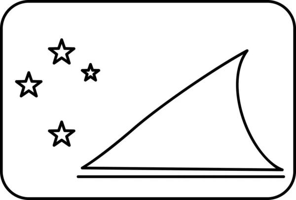 Bandeira Ilustração Vetorial Tokelau —  Vetores de Stock
