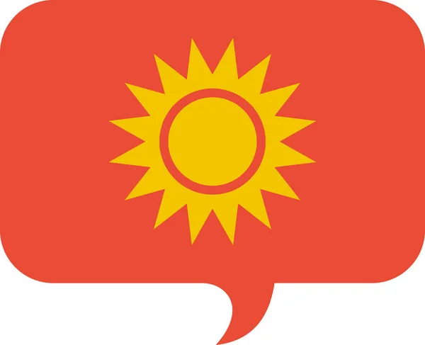 Bandera Kirguistán Icono Plano Vector Ilustración — Archivo Imágenes Vectoriales