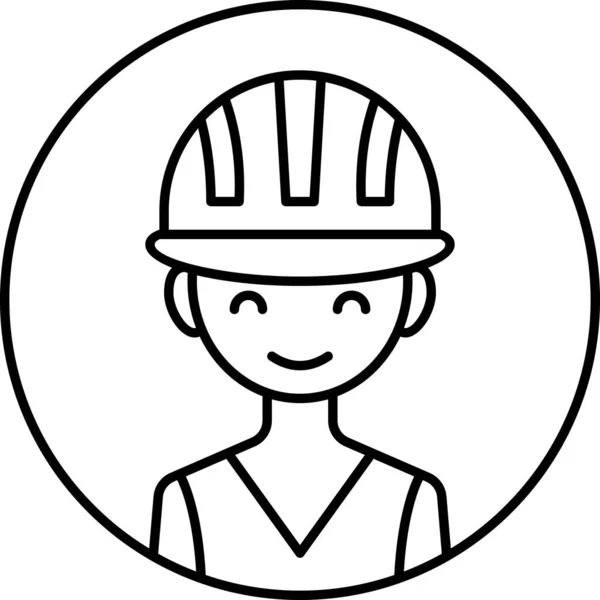 Man Face Boy Avatar Concept People Smile Icon Minimalistic Vector — Stock Vector