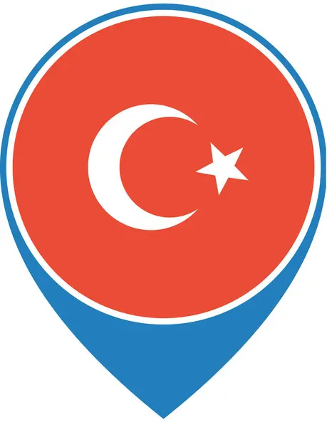 Bandeira Turquia Ilustração Vetorial —  Vetores de Stock