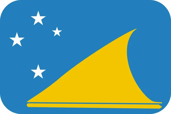 Flag Tokelau Vector Illustration — Stock Vector